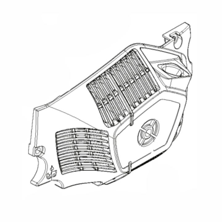 Anlassergehäuse 5866932-02 in der Gruppe Ersatzteile / Ersatzteile Motorsägen / Ersatzteile Husqvarna 543XP/G bei GPLSHOP (5866932-02)
