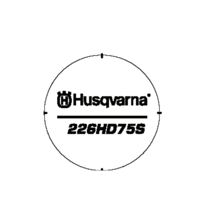 Abziehbild in der Gruppe Ersatzteile / Ersatzteile Heckenscheren / Ersatzteile Husqvarna 226HD75S bei GPLSHOP (5870278-01)
