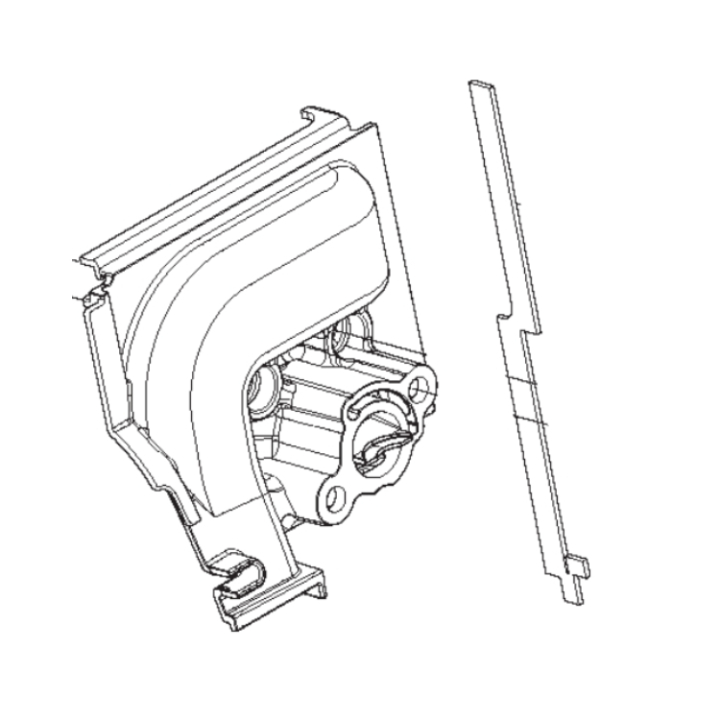 Ansaugstutzen Kompl in der Gruppe Ersatzteile / Ersatzteile Laubblasgeräte / Ersatzteile Husqvarna 525BX bei GPLSHOP (5871945-01)