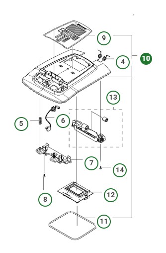 Abdeckungssatz Automower 315X in der Gruppe Ersatzteile Mähroboter / Ersatzteile Husqvarna Automower® 315X / Automower 315X - 2020 bei GPLSHOP (5874490-03)