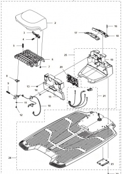 Ladestation Sileno in der Gruppe Ersatzteile Roboter Rasenmäher / Ersatzteile Gardena R100Li/R100LiC/R130Li/R130LiC/R160Li / Gardena R100Li/R100LiC/R130Li/R130LiC/R160Li - 2016 bei GPLSHOP (5878329-01)