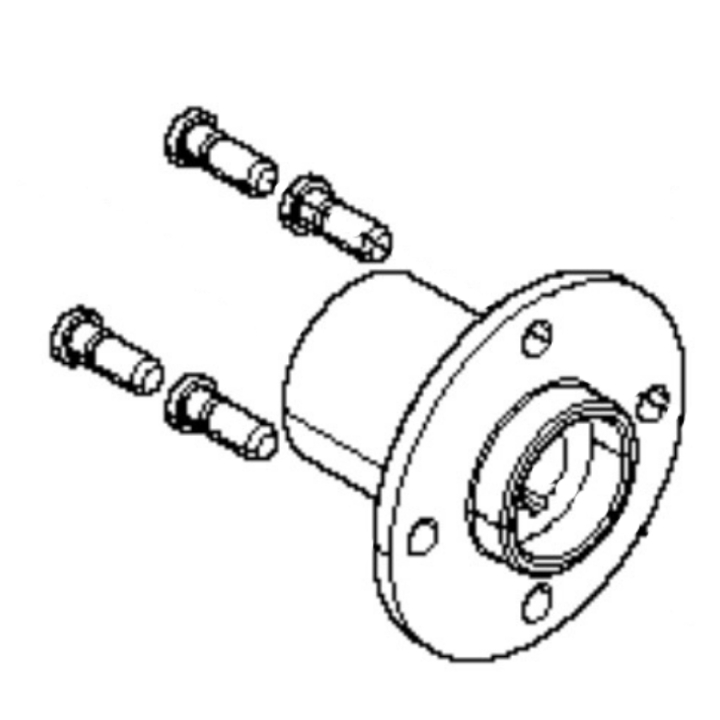 Nabensatz, Unterlegscheibe und Sicherungsring in der Gruppe Ersatzteile / Ersatzteile Rider / Ersatzteile Husqvarna Rider Proflex 21 AWD bei GPLSHOP (5880174-01)