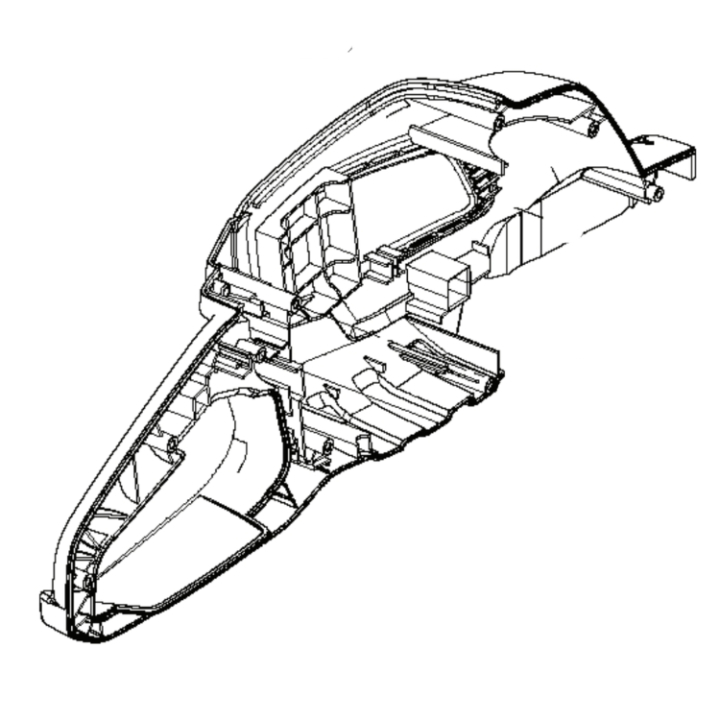 Abdeckung Links in der Gruppe Ersatzteile / Ersatzteile Heckenscheren / Ersatzteile Husqvarna 115iHD45 bei GPLSHOP (5881458-03)