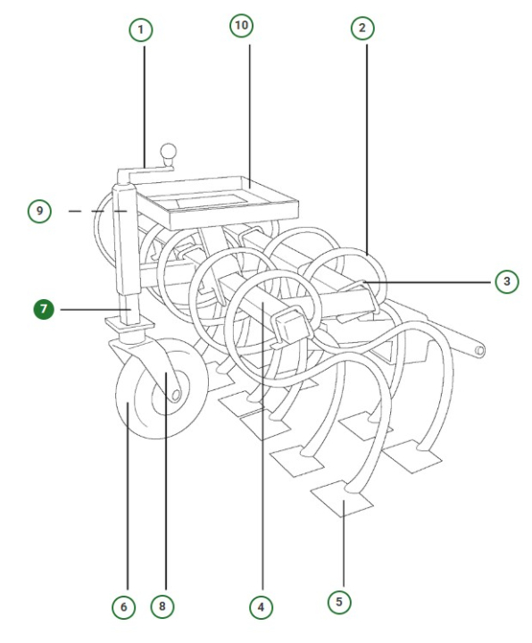 Höhenverstellung 5886845-01 in der Gruppe bei GPLSHOP (5886845-01)