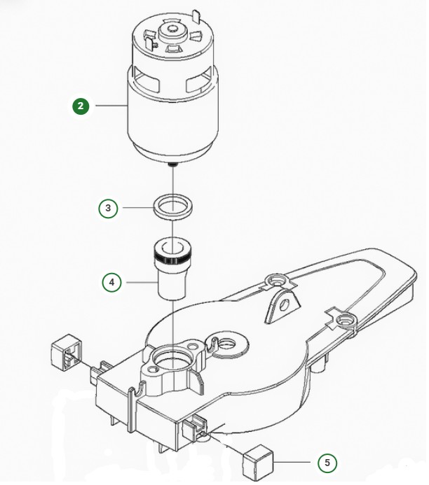 Motor Kompl 5887603-01 in der Gruppe bei GPLSHOP (5887603-01)