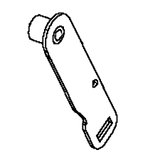 Armantriebsrolle, schwarzes Zinkplat 5892905-02 in der Gruppe  bei GPLSHOP (5892905-02)