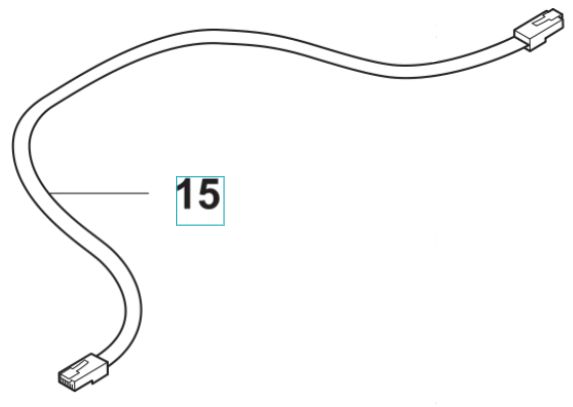 Verkabelungsbaugruppe Modular Jack 6/6 R 5893508-06 in der Gruppe Ersatzteile Roboter Rasenmäher / Ersatzteile Husqvarna Automower® 415X / Automower 415X - 2023 bei GPLSHOP (5893508-06)