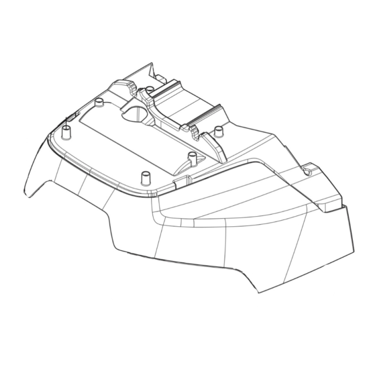 Hauptabdeckung der Motorhaube Gültig ab F 5894994-02 in der Gruppe Ersatzteile / Ersatzteile Rider / Ersatzteile Husqvarna Rider 420 TSX AWD bei GPLSHOP (5894994-02)