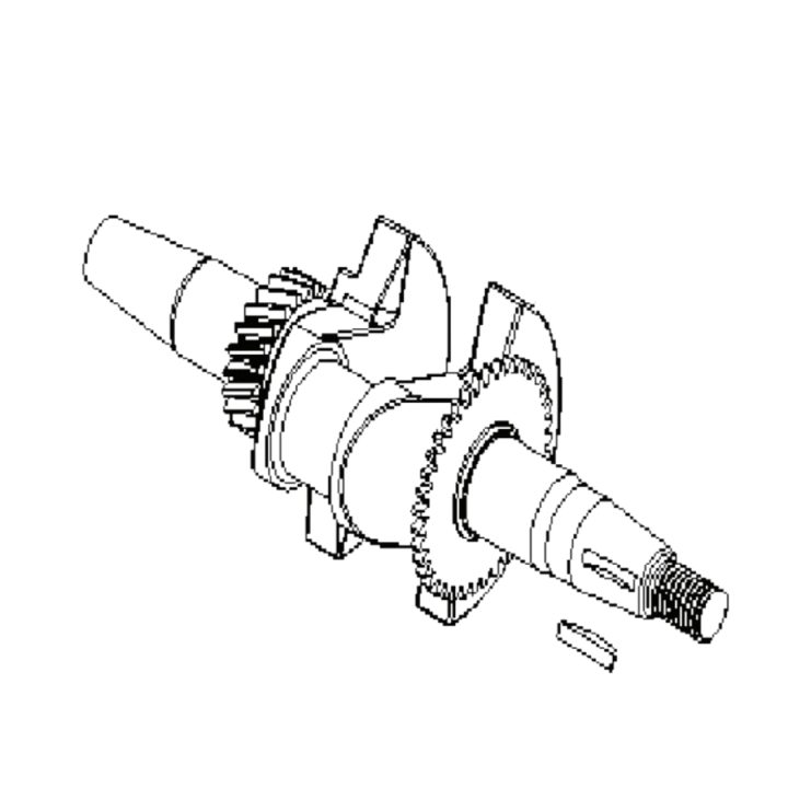 Kurbelwelle Komp 5898701-01 in der Gruppe Ersatzteile / Ersatzteile Övriga Reservdelar / Ersatzteile McCulloch Jordfräsar / Ersatzteile McCulloch MFT44 100 bei GPLSHOP (5898701-01)