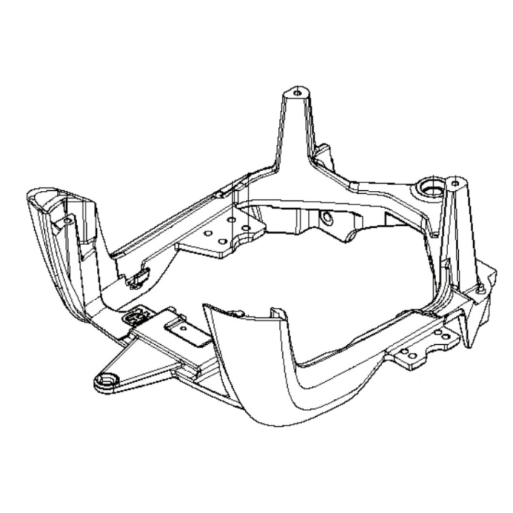 Hinteres Chassis, komplett, Grau in der Gruppe Ersatzteile / Ersatzteile Rider / Ersatzteile Husqvarna Rider 115B bei GPLSHOP (5902684-01)