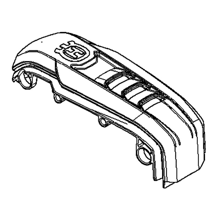 Abdeckung oben in der Gruppe Ersatzteile / Ersatzteile Freischneider / Ersatzteile Husqvarna 535iRXT bei GPLSHOP (5907706-01)