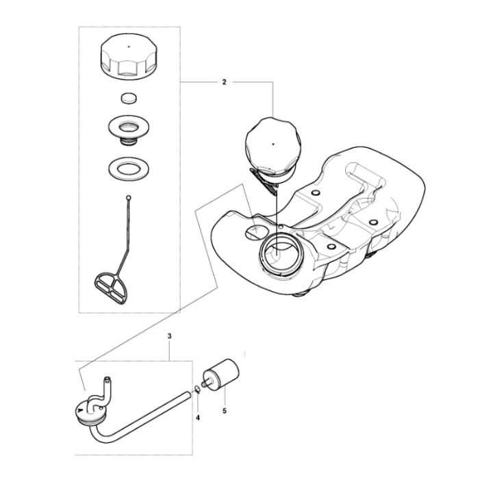 Kraftstofftank Komplett 5926137-02 in der Gruppe  bei GPLSHOP (5926137-02)