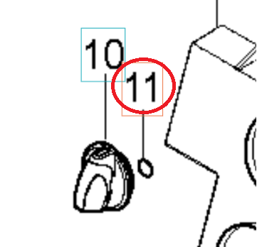 O-Ring 10,2X2,5 Nbr 70 5926176-68 in der Gruppe  bei GPLSHOP (5926176-68)