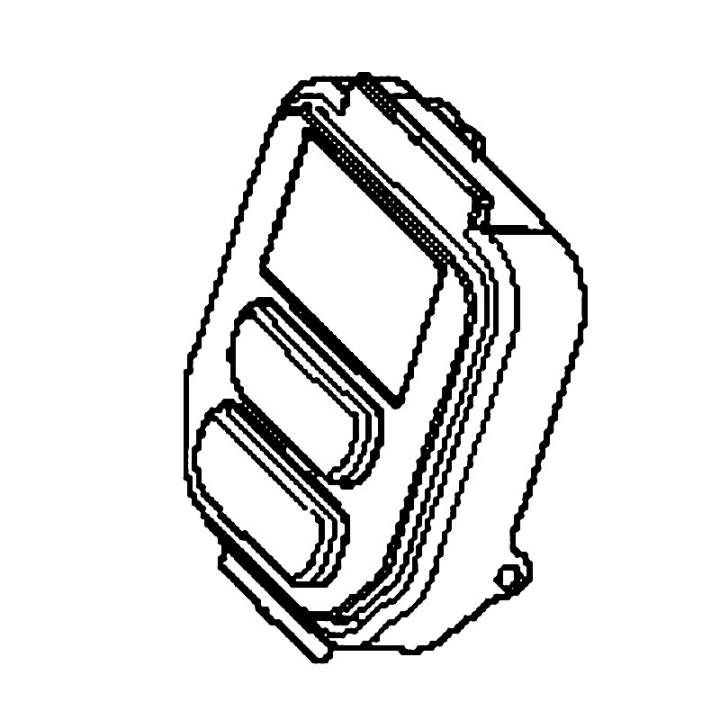 Bedienfeld mittelgroß, 2 Tasten in der Gruppe Ersatzteile / Ersatzteile Laubblasgeräte / Ersatzteile Husqvarna 550iBTX bei GPLSHOP (5926478-03)