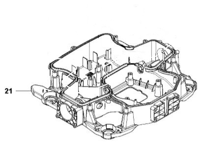 CHASSIS LOWER FRONT in der Gruppe Ersatzteile Roboter Rasenmäher / Ersatzteile Husqvarna Automower® 435X AWD / Automower 435X AWD - 2023 bei GPLSHOP (5927436-01)