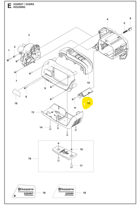 Luftleiter in der Gruppe Ersatzteile / Ersatzteile Freischneider / Ersatzteile Husqvarna 535iRXT bei GPLSHOP (5931089-01)