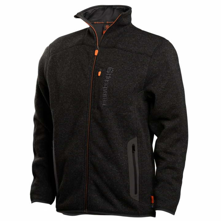 Husqvarna Xplorer Fleece jacket men granite grey in der Gruppe Husqvarna Forst- und Garten produkte / Husqvarna Kleidung/Ausrüstung / Freizeitkleidung Xplorer bei GPLSHOP (5932523)