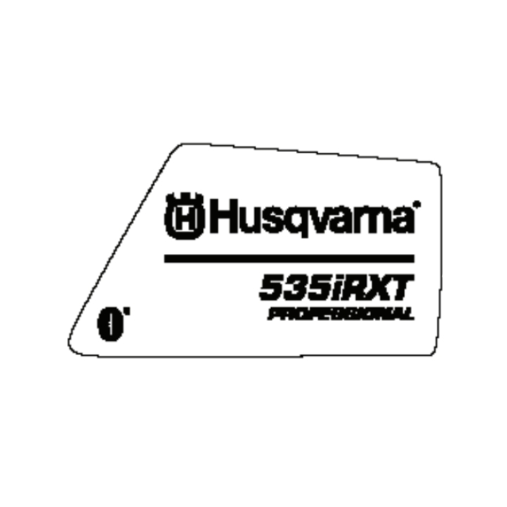 Aufkleberprodukt in der Gruppe Ersatzteile / Ersatzteile Freischneider / Ersatzteile Husqvarna 535iRXT bei GPLSHOP (5933498-01)