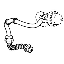 Kraftstoffschlauch Entlüften 5939764-01 in der Gruppe Ersatzteile / Ersatzteile Motorsägen / Ersatzteile Husqvarna 592XP/G bei GPLSHOP (5939764-01)