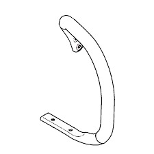 Vorderer Griff, Hitze 5939883-04 in der Gruppe Ersatzteile / Ersatzteile Motorsägen / Ersatzteile Husqvarna 542i XPG bei GPLSHOP (5939883-04)