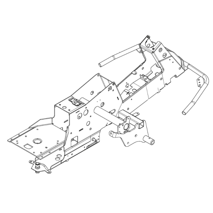 Fahrgestell 2Wd Grau in der Gruppe Ersatzteile / Ersatzteile Rider / Ersatzteile Husqvarna Rider 316T bei GPLSHOP (5949214-02)