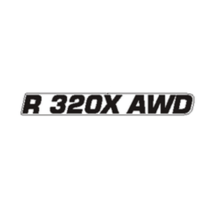 Aufklebermotorhaube R 320x Allradantrieb in der Gruppe bei GPLSHOP (5952749-02)