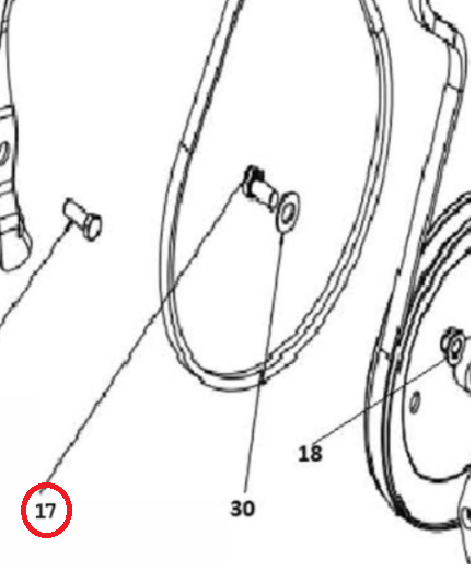 Schraube Sechskantkopf Flansch 3/8- 5955179-01 in der Gruppe  bei GPLSHOP (5955179-01)