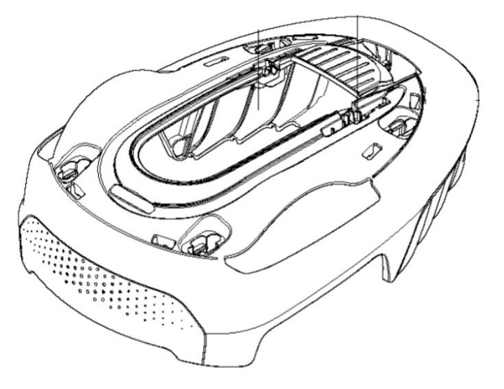 Gehaeuse Assy in der Gruppe Ersatzteile Mähroboter / Ersatzteile Gardena Sileno City / Gardena Sileno City - 2021 bei GPLSHOP (596350102)