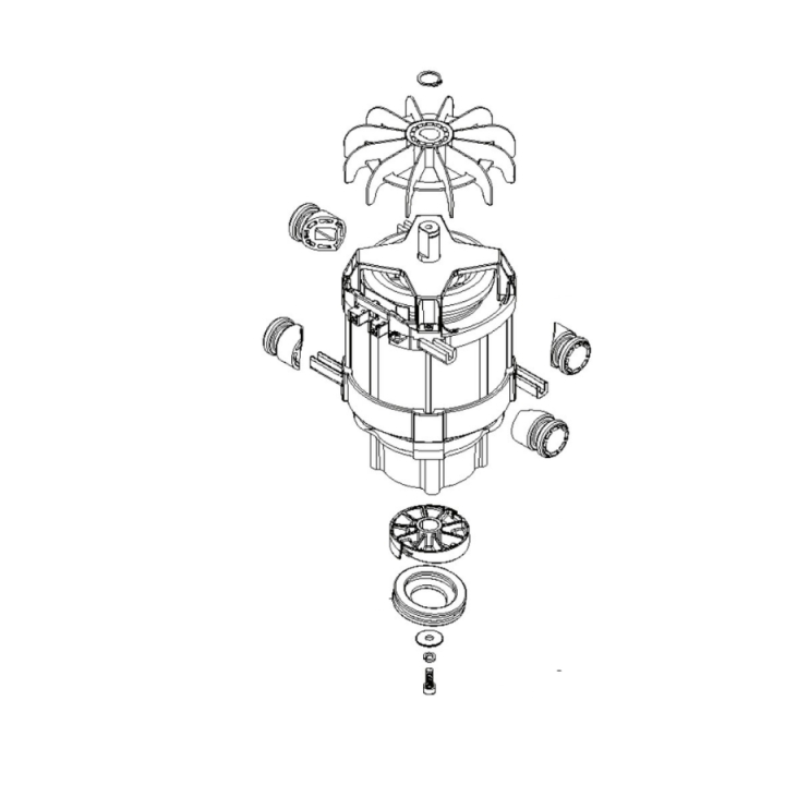Motor 5966788-01 in der Gruppe Ersatzteile / Ersatzteile Hochdruckreiniger / Ersatzteile Husqvarna PW360 bei GPLSHOP (5966788-01)