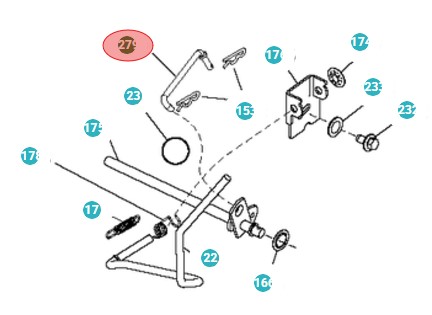  in der Gruppe Ersatzteile / Ersatzteile Jonsered Aufsitzrasenmäher / Ersatzteile Jonsered LT 2217 A bei GPLSHOP (5969166-01)