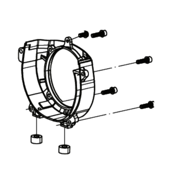 Lüftergehäuse Lüftergehäuse - Mccu 5975931-01 in der Gruppe Ersatzteile / Ersatzteile McCulloch Freischneider / Ersatzteile McCulloch B33PS+ 4in1 bei GPLSHOP (5975931-01)