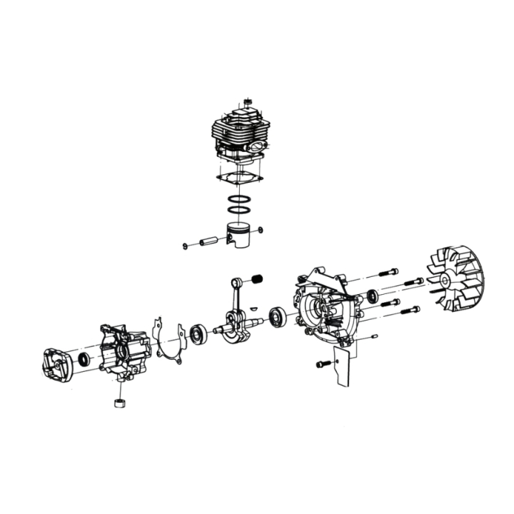 Motor Kompl. Motor Kompl. - Mccul 5975932-01 in der Gruppe Ersatzteile / Ersatzteile McCulloch Freischneider / Ersatzteile McCulloch B33PS+ 4in1 bei GPLSHOP (5975932-01)