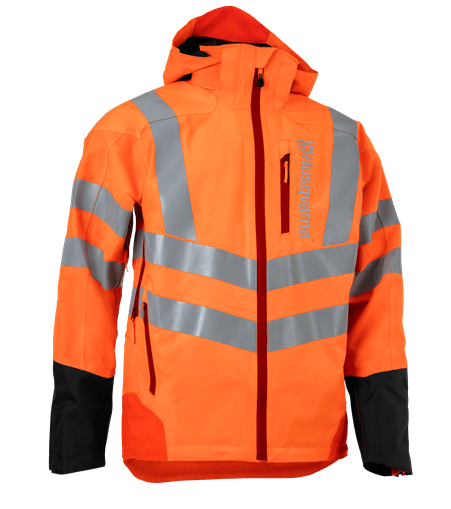 Regnjacke Husqvarna Technical Vent EN 20471, XL in der Gruppe Husqvarna Forst- und Garten produkte / Husqvarna Kleidung/Ausrüstung / Jacke bei GPLSHOP (5976626-58)