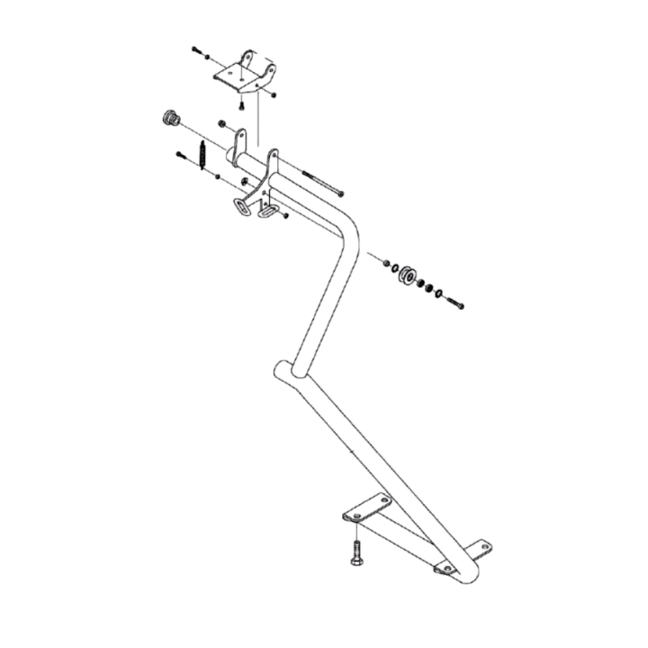 Unterstützungsbaugruppe Rollenhalterung G 5977130-01 in der Gruppe Ersatzteile / Ersatzteile Övriga Reservdelar / Ersatzteile Övrigt / Ersatzteile Husqvarna CL400 bei GPLSHOP (5977130-01)