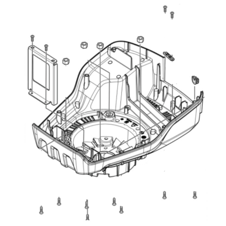 Abdeckung Pro Powerhead Unten 5979378-01 in der Gruppe bei GPLSHOP (5979378-01)