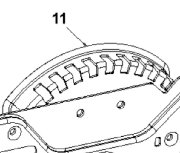 Halterungsbaugruppe, Schweißkonstruktion, Vorderteil, Nachteile 5979924-02 in der Gruppe  bei GPLSHOP (5979924-02)