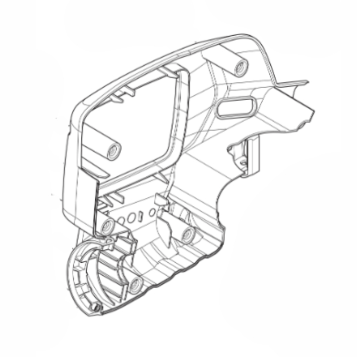 Gehäuse links in der Gruppe Ersatzteile / Ersatzteile Heckenscheren / Ersatzteile Husqvarna 522iHD75 bei GPLSHOP (5983698-03)