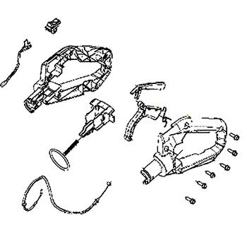 Hinterer Griff komplett 322Hd60 in der Gruppe  bei GPLSHOP (5983874-01)