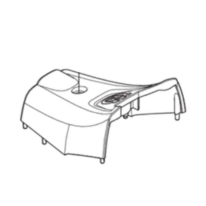 Oberes Kupplungsgehäuse der Abdeckung in der Gruppe Ersatzteile / Ersatzteile Freischneider / ➤Serie 500 bei GPLSHOP (5984072-01)