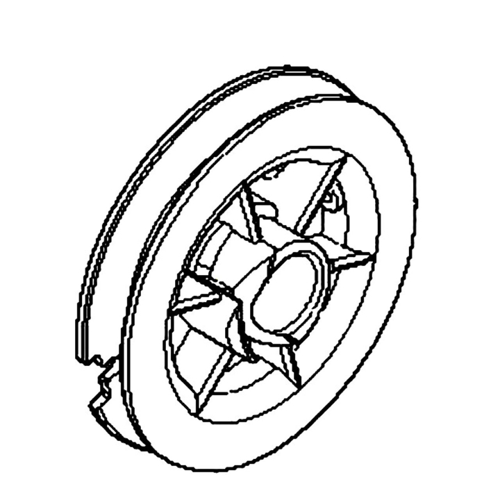 Seilrolle in der Gruppe Ersatzteile / Ersatzteile Laubblasgeräte / Ersatzteile Husqvarna 350BT bei GPLSHOP (5986516-01)