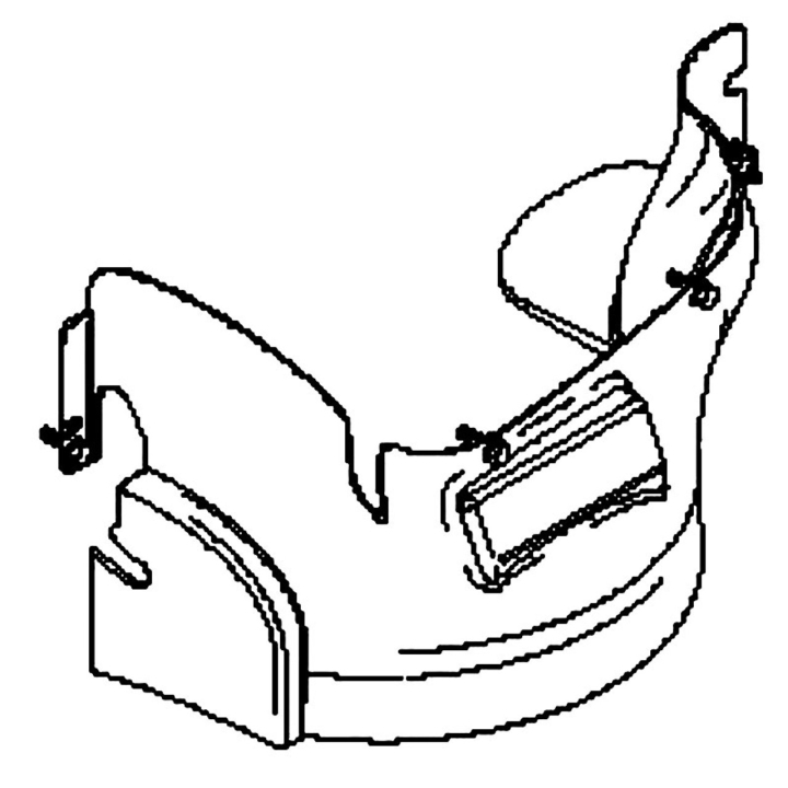 Schutz Asm Rh Tex Crd Französisch in der Gruppe Ersatzteile / Ersatzteile Rasentraktoren / Ersatzteile Husqvarna TC 238 bei GPLSHOP (5986607-01)