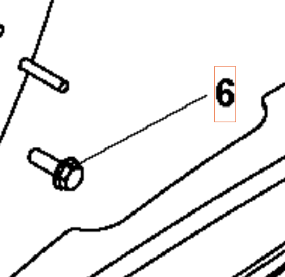 Schraube H M8X25 Z gekerbt sollte 5986753-01 in der Gruppe  bei GPLSHOP (5986753-01)