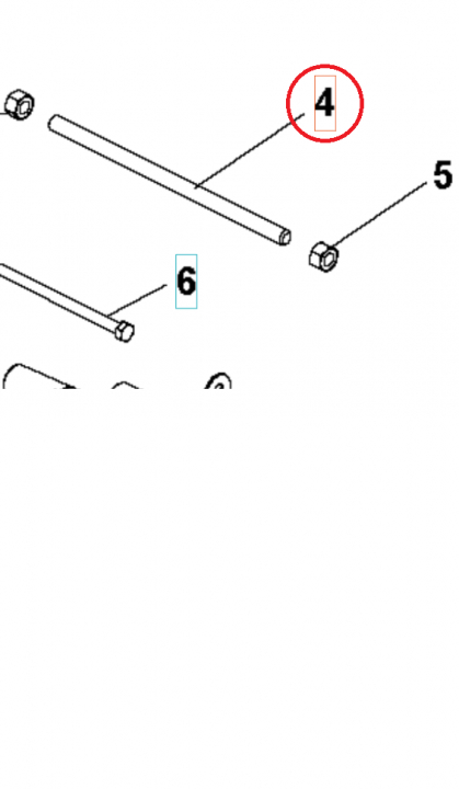 Achse Lenker Klemmachse 5986758-01 in der Gruppe  bei GPLSHOP (5986758-01)