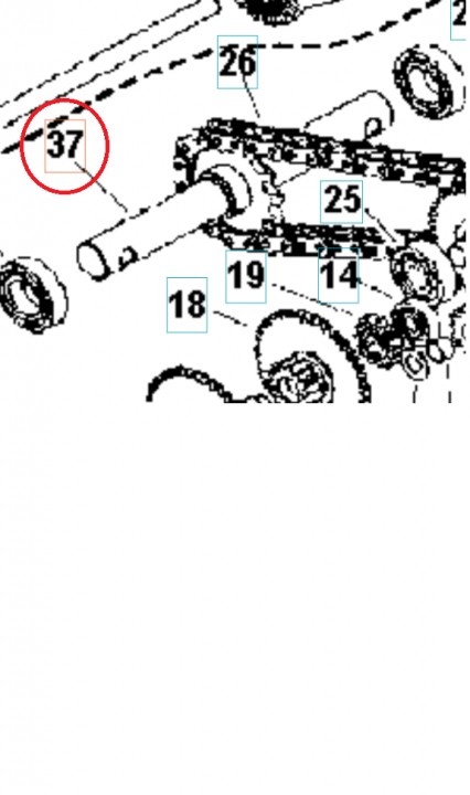 Drehwelle 5986759-01 in der Gruppe  bei GPLSHOP (5986759-01)