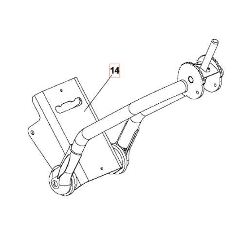 Halter Hd Halter Grau Ral 62 5986779-01 in der Gruppe  bei GPLSHOP (5986779-01)