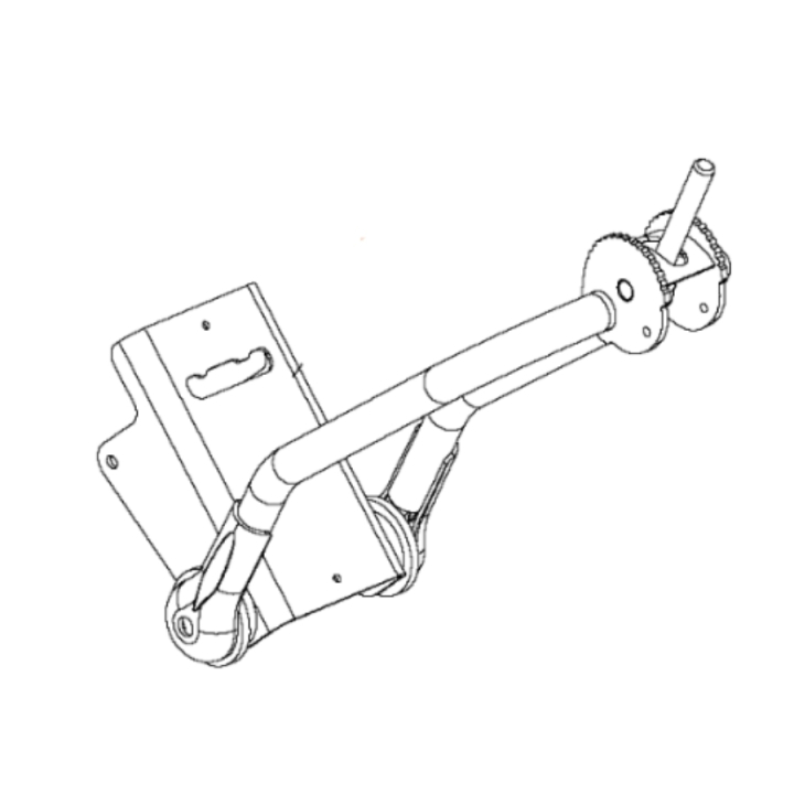 Halter Hd Halter Grau Ral 62 5986779-01 in der Gruppe Ersatzteile / Ersatzteile für Husqvarna Motorhacken / Ersatzteile Husqvarna TR348 bei GPLSHOP (5986779-01)
