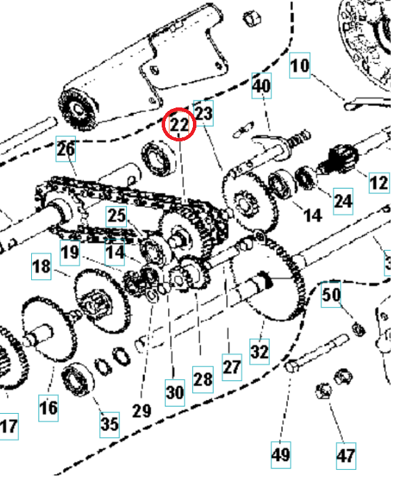 Welle 3 5986798-01 in der Gruppe  bei GPLSHOP (5986798-01)