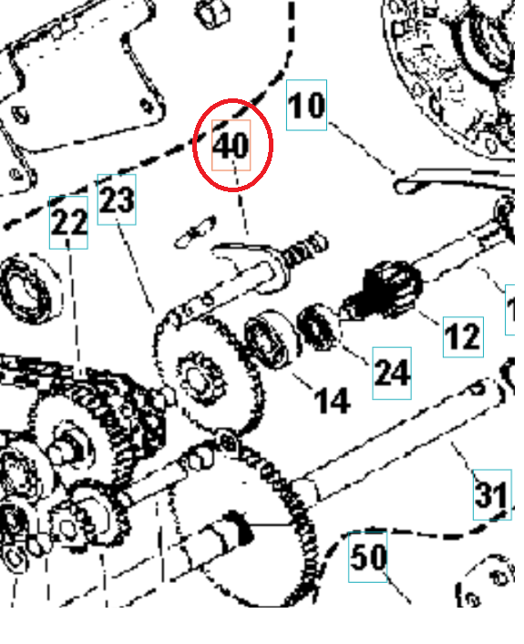 Schalthebel 5986800-01 in der Gruppe  bei GPLSHOP (5986800-01)