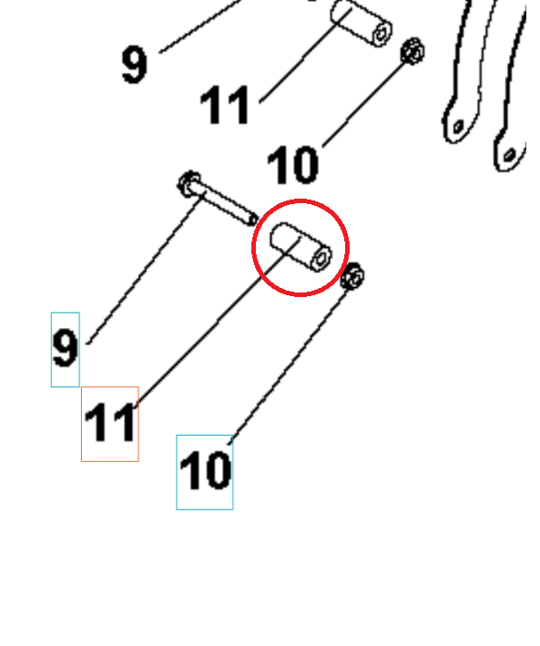 Abstandshalter 5986803-01 in der Gruppe  bei GPLSHOP (5986803-01)