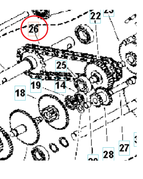 Kettenteilung 15.875 / 44 Glieder 5986818-01 in der Gruppe  bei GPLSHOP (5986818-01)